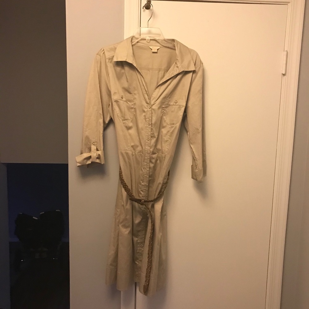 Monsoon belted shirt dress